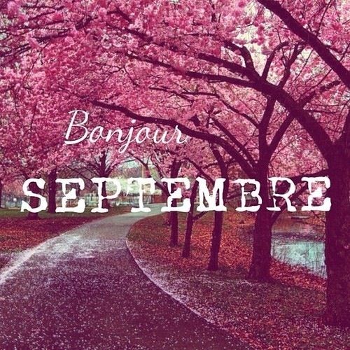 Bonjour septembre